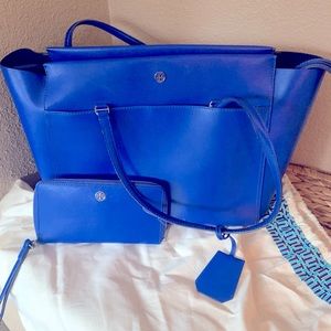Tory Burch tote and matching wallet